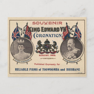 Souvenir of the Coronation of Edward VII Briefkaart