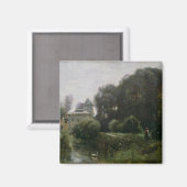 Souvenir of the Villa Borghese, 1855 Magneet (Voorkant / Achterkant)