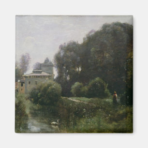 Souvenir of the Villa Borghese, 1855 Magneet