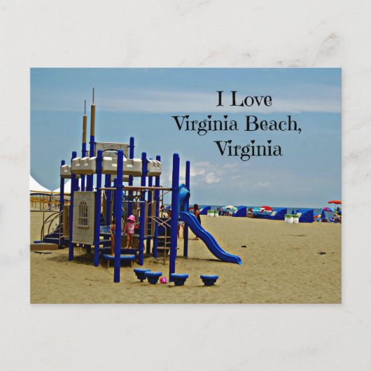 Souvenir of Virginia Beach, Virginia Briefkaart (Voorkant)