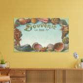 Souvenir uit #1 - om het even welke stad, staat canvas afdruk (Insitu (Woonkamer))