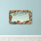 Souvenir uit #1 - om het even welke stad, staat canvas afdruk (Insitu (Houten vloer))