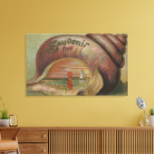 Souvenir uit #4 - om het even welke stad, staat canvas afdruk (Insitu (Woonkamer))