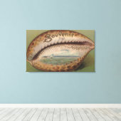 Souvenir uit #5 - om het even welke stad, staat canvas afdruk (Insitu (Houten vloer))