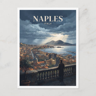 Souvenir van Belvedere di San Martino Napels Itali Briefkaart