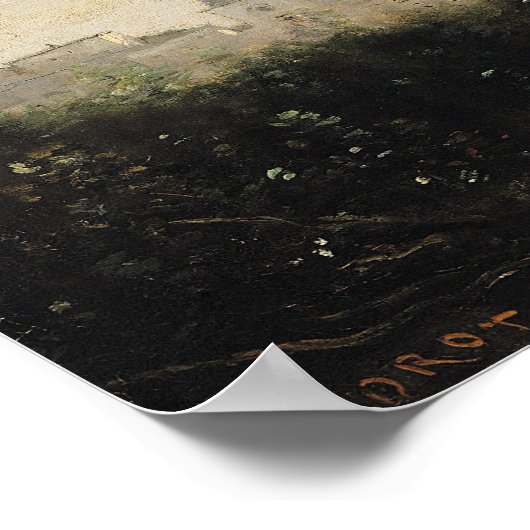 Souvenir van Castel Gandolfo Poster (Hoek)