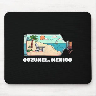 Souvenir van Cozumel Mexico Vakantie Reizen Mannen Muismat