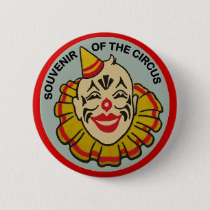 Souvenir van de Circus Ronde Button 5,7 Cm