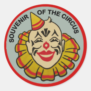 Souvenir van de Circus Sticker