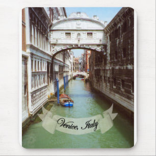 Souvenir van de Italiaanse brug van Venetië over  Muismat