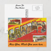 Souvenir van Santa Fe Briefkaart (Voorkant / Achterkant)