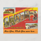 Souvenir van Santa Fe Briefkaart (Voorkant)