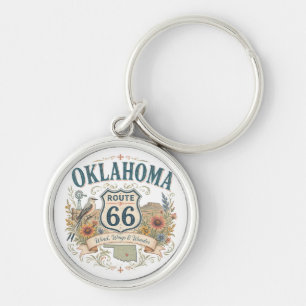 Souvenir van Sooner State Wildflower Road Sleutelhanger