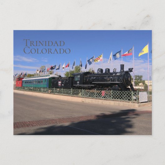 Souvenir van Trinidad Colorado Briefkaart (Voorkant)