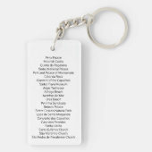 Souvenir van uw reis : Sjabloon Sleutelhanger (achterkant)