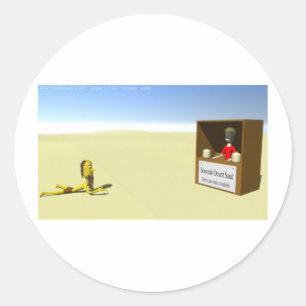 Souvenir Zand Grappige T-shirts Mokken Kaarten Cad Ronde Sticker