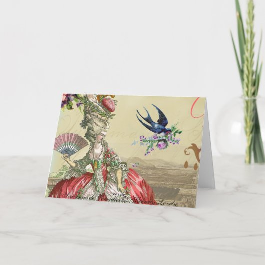 Souvenirs de Versailles Bedankt (Achterkant)