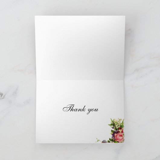 Souvenirs de Versailles Bedankt (Binnen)