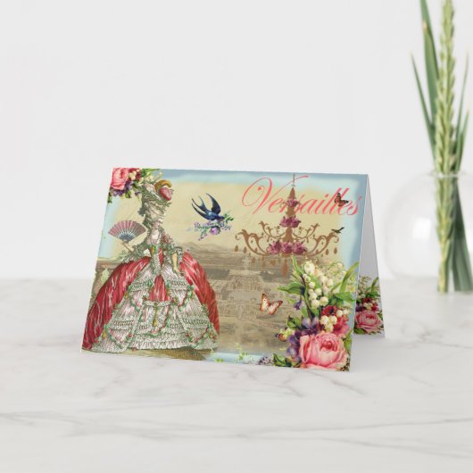 Souvenirs de Versailles Bedankt (Voorkant)