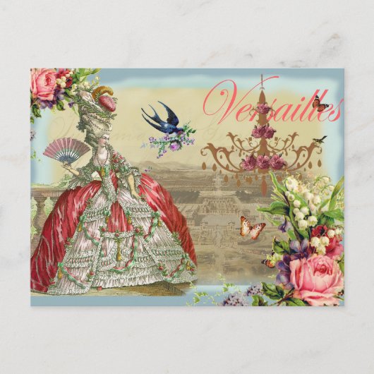 Souvenirs de Versailles Briefkaart (Voorkant)