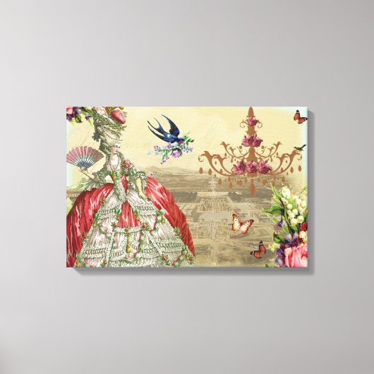 Souvenirs de Versailles Canvas Afdruk (Voorkant)