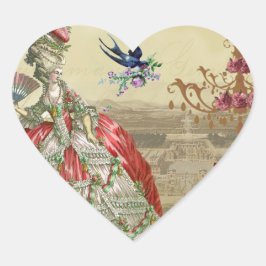Souvenirs de Versailles Envelope Seal Hart Sticker