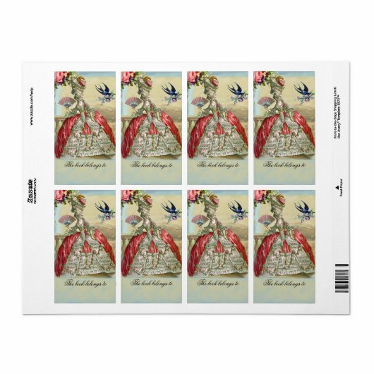 Souvenirs de Versailles Etiket (Full Sheet)