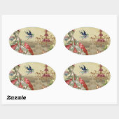 Souvenirs de Versailles Ovale Sticker (Vel)