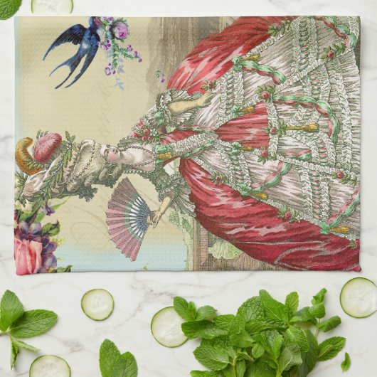 Souvenirs de Versailles Theedoek (Gevouwen)