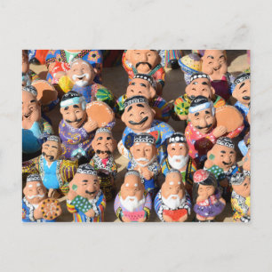 Souvenirs in Oezbekistan Briefkaart
