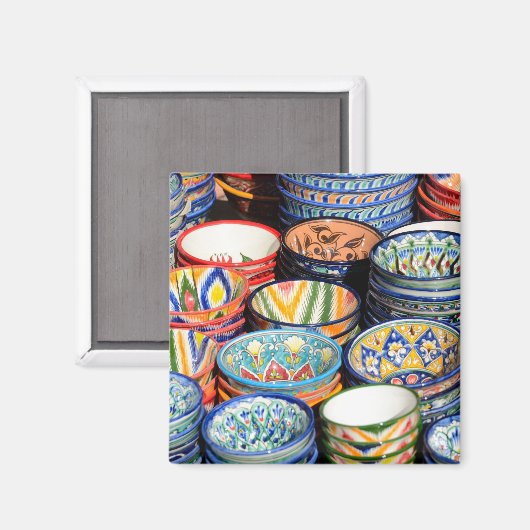 Souvenirs in Oezbekistan Magneet (Voorkant / Achterkant)