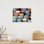 Souvenirs in Oezbekistan Poster (Keuken)