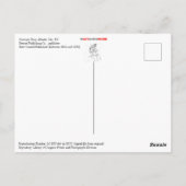 Souvenirs op de stoep briefkaart (Achterkant)