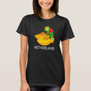Souvenirs uit Nederland Houten klompen Dutch Souve T-shirt