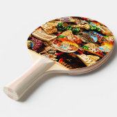 Souvenirs uit Rome Tafeltennisbatje (Voorkant Gekanteld)