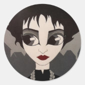 Souxie ronde sticker (Voorkant)