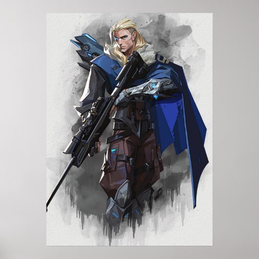 Sova-poster voor valorantkunst poster (Voorkant)