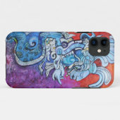 Sovereign plume serpent cell phone case (Achterkant (horizontaal))