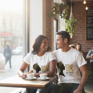 Sovereign Truth Graphic Tee – Ancestral Gold Editi T-shirt