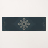 Sovereigna® Maya Wonder Garden #2 Dubbelzijdig Yogamat (Achterkant (horizontaal))