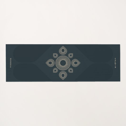 Sovereigna® Maya Wonder Garden #3 Dubbelzijdig Yogamat (Achterkant (horizontaal))