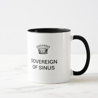 SOVEREINE VAN DE MOK VAN HET SINUS KOFFIE