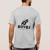 SOVEX Beyond Limits - Minimalistische moderne here T-shirt (Achterkant)
