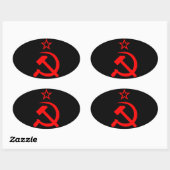 Soviet 2 ovale sticker (Vel)