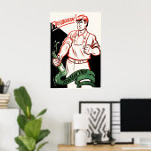 Soviet Anti Alcohol Poster We will overcome (Thuiskantoor)