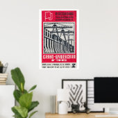 Soviet Dam Construction Matchbox Art Print (Thuiskantoor)