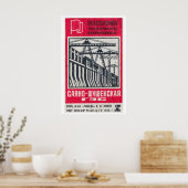 Soviet Dam Construction Matchbox Art Print (Keuken)