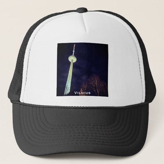 Soviet Era TV Tower - Vilnius, LT Trucker Pet (Voorkant)