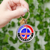 SOVIET INTERKOSMOS-RUIMTEEXPLORATIE UIT DE 80S SLEUTELHANGER (Hand)