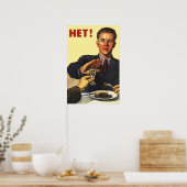 Soviet "No To Alcohol" Poster (Keuken)